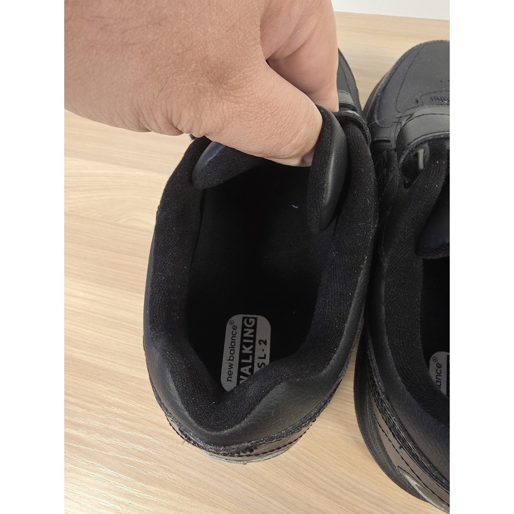 New Balance 577 Walking Shoes Womens Sz 12 2E Extra WIDE Black Hook/Loop WW577VK - Picture 8 of 10